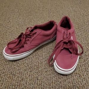Burgandy Vans